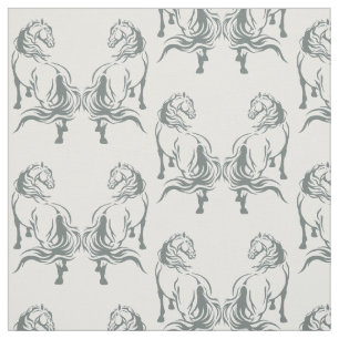 Tissu chevaux