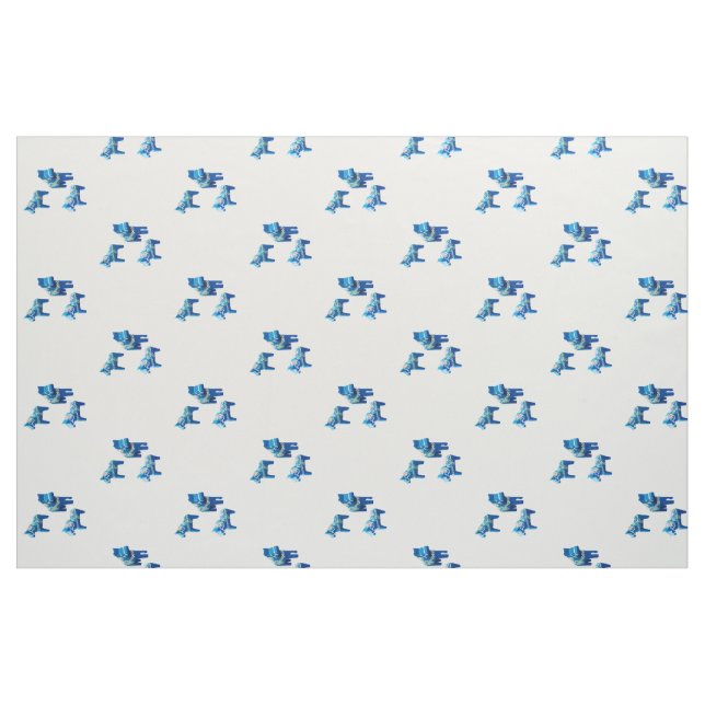 Tissu Chevaux de Dala (Fat Quarter)
