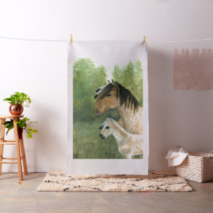 Tissu Chevaux majestueux par Bihrle