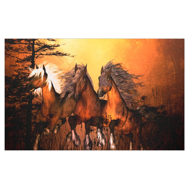 Tissu Chevaux merveilleux (Yard)