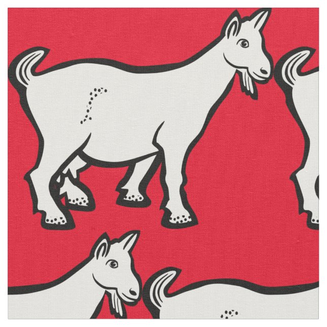 Tissu Chèvre Animal Thunder_Cove (Fermer)