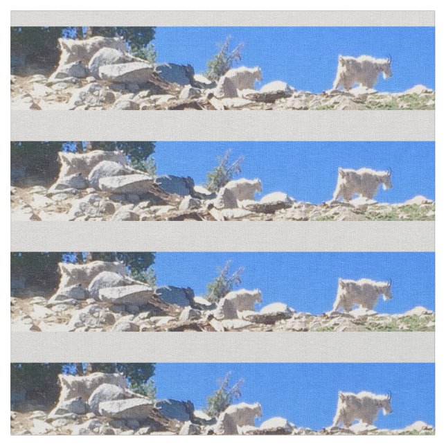 Tissu Chèvres de montagne Blue Mountain (Fermer)