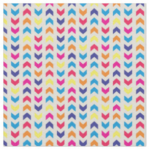 Tissu Chevron aztèque coloré