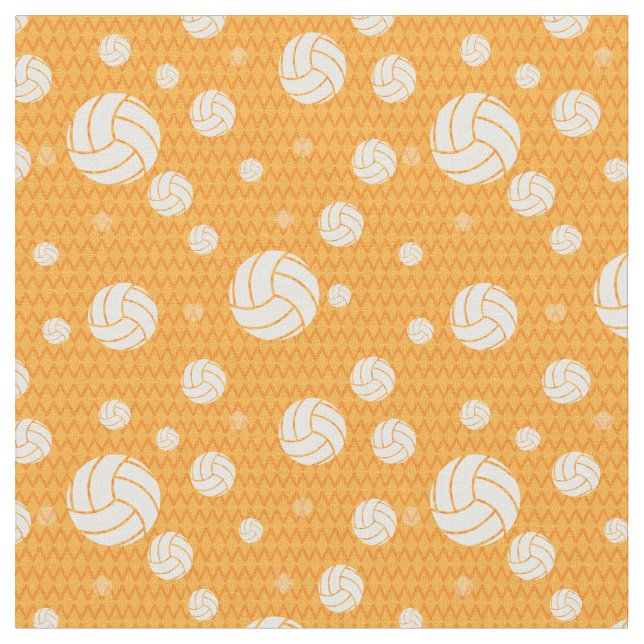 Tissu Chevron de volley-ball jaune à motif (Fermer)