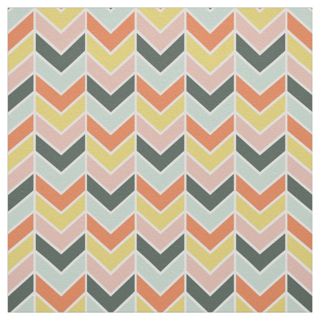 Tissu Chevron joyeux (Échantillon)