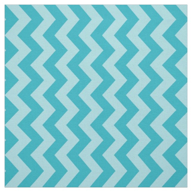 Tissu Chevrons d'humeurs marocaines Turquoise (Échantillon)