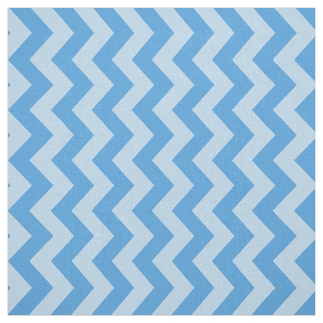 Tissu Chevrons marocains de modes de bleu de ciel (Échantillon)
