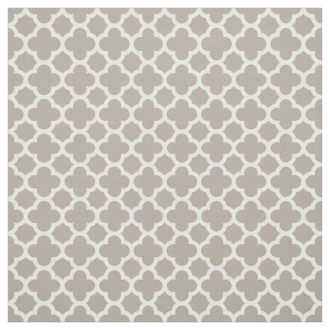Tissu Chic gris-gris rétro Cute Trellis Motif (Échantillon)