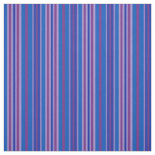 Tissu Chic Mauve, Plum, Bleu foncé, Bleu clair rayé