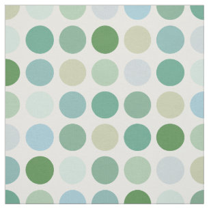 Tissu Chic monogramme vert pois motif