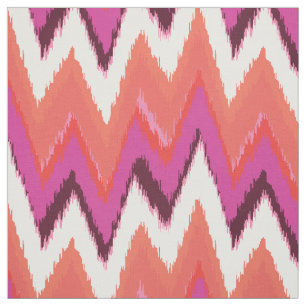 Tissu Chic motif de chevron tribal ikat coloré