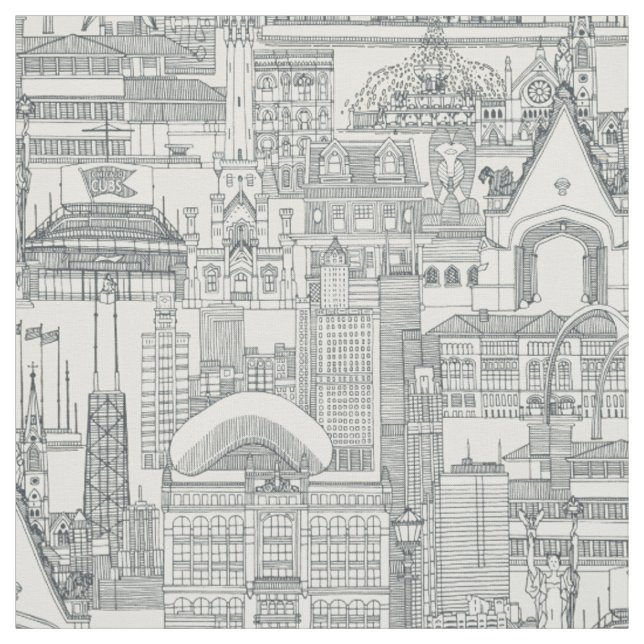 Tissu Chicago toile perle gris foncé (Échantillon)
