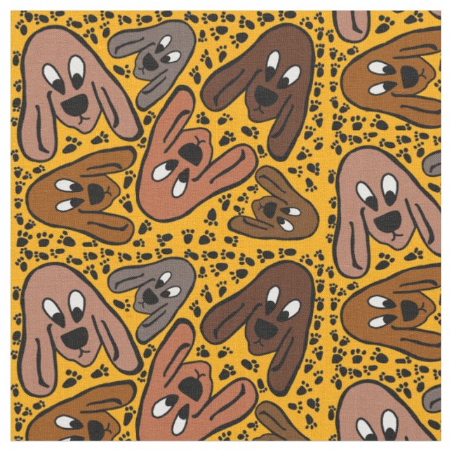Tissu chien (Fermer)