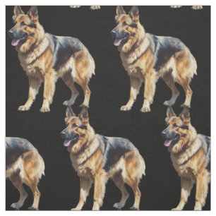 Tissu chien berger allemand animal de compagnie