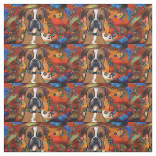 Tissu Chien Boxer
