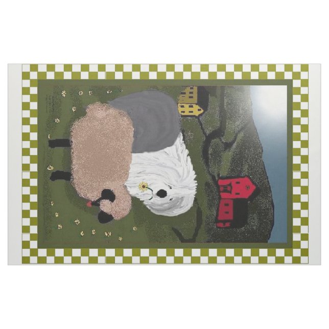 Tissu Chien de berger de pays (Yard)