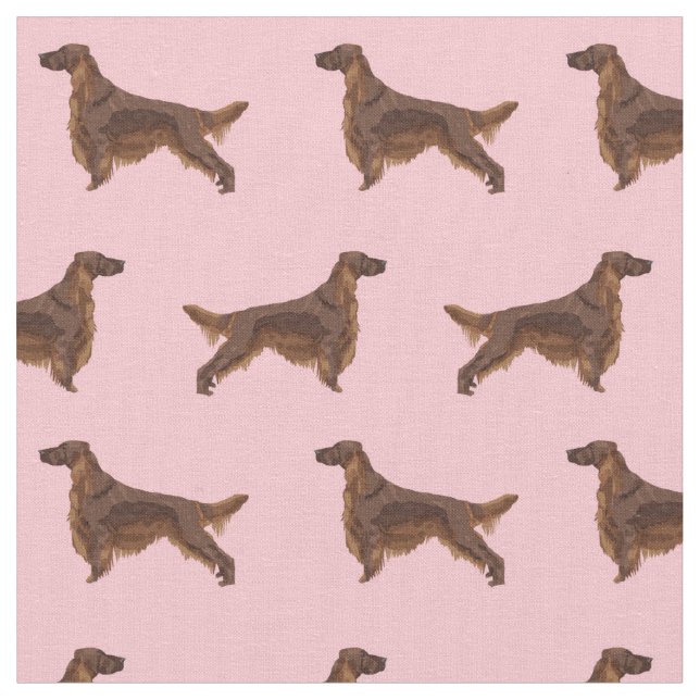 Tissu Chien de canard roux (Fermer)