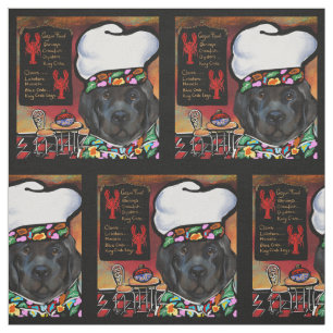 Tissu Chien de Terre-Neuve