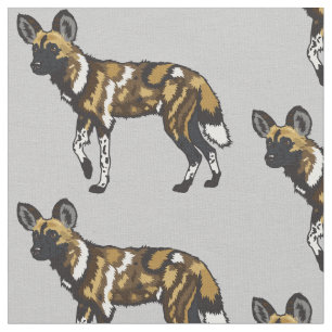 Tissu Chien sauvage africain