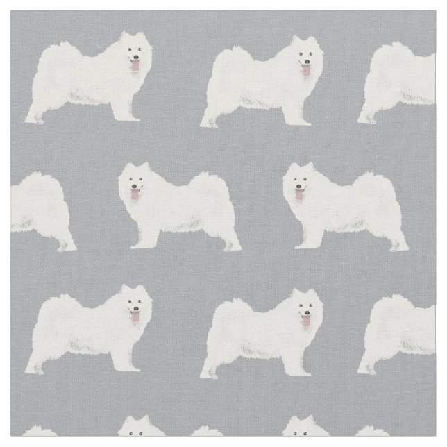 Tissu Chien simple gris (Fermer)