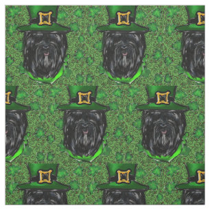 Tissu Chien Soie de La Havane