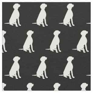 Tissu Chien Vizsla Silhouette Animal