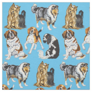 Tissu chiens