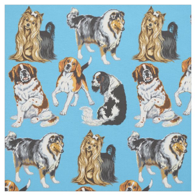 Tissu chiens (Échantillon)