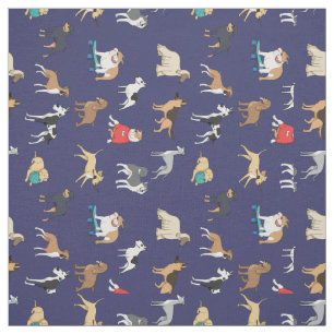 Tissu Chiens