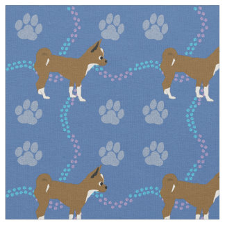 Tissu Chiens de dessin - Chihuahua v2