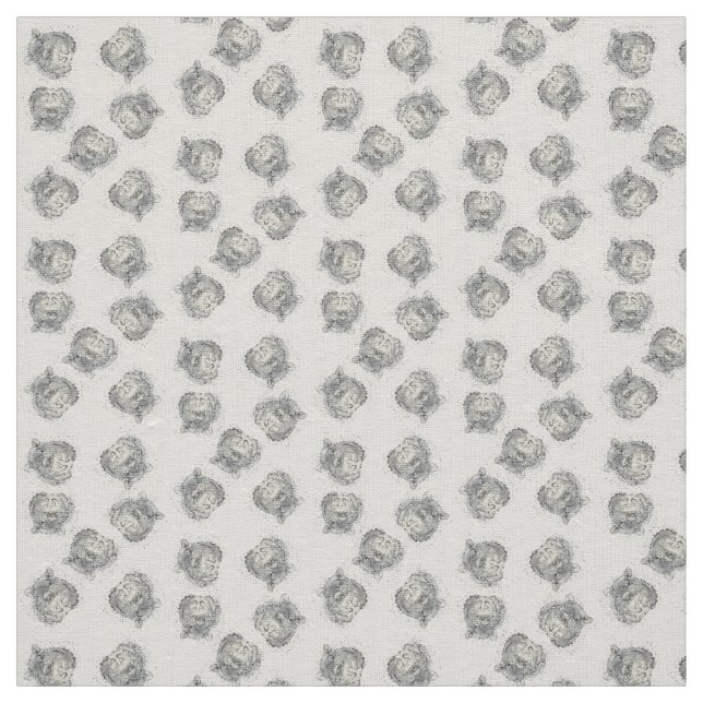 Tissu chinchilla (Échantillon)