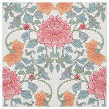 Chinoiserie | Peines roses Motif Floral