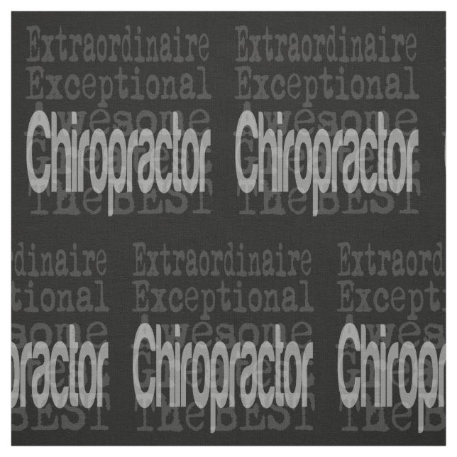 Tissu Chiropracteur Extraordinaire (Échantillon)