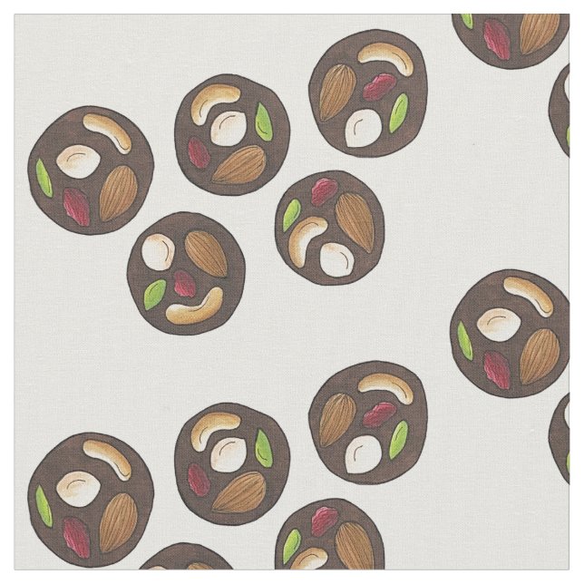 Tissu Chocolat Almond Mendiants Chocolatation Candy (Fermer)
