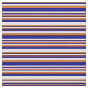 Tissu Chocolat, Bleu & Lavande Grandes Couleurs