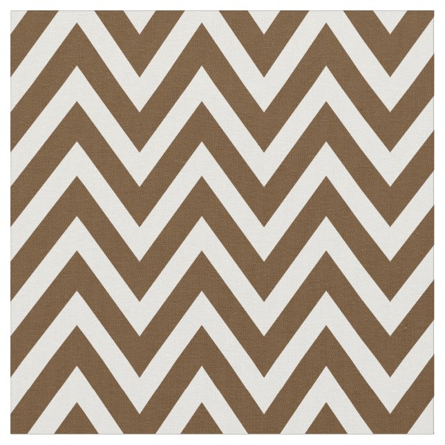 Tissu Chocolat Brown moderne Chevron raypes (Fermer)