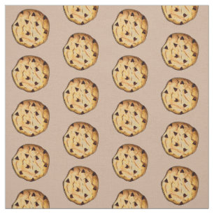 Tissu Chocolat Chip Cookies Cookies Dessert Food Fabric