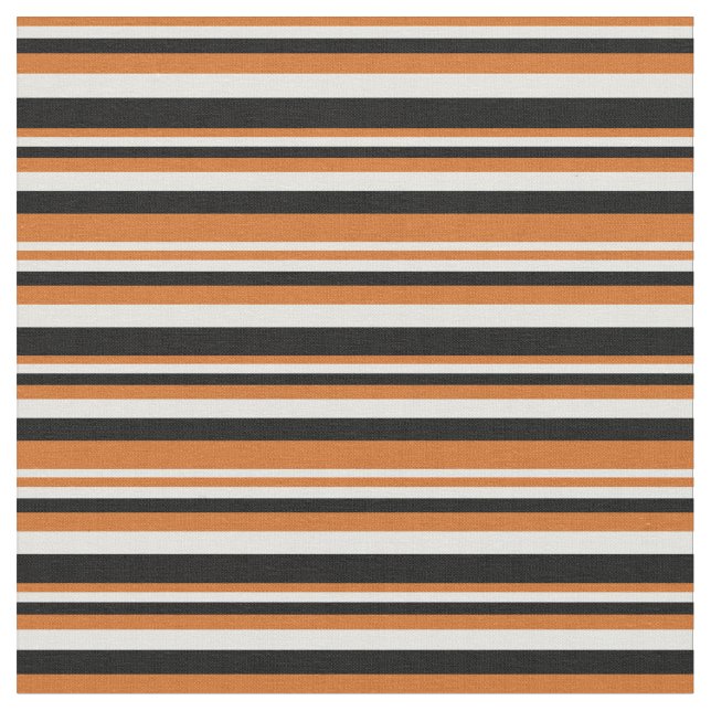 Tissu Chocolat, Cyan clair et Lignes noires (Fermer)