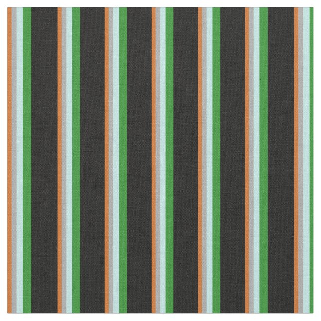 Tissu Chocolat, Gris, Turquoise, Vert Forêt & Noir (Fermer)