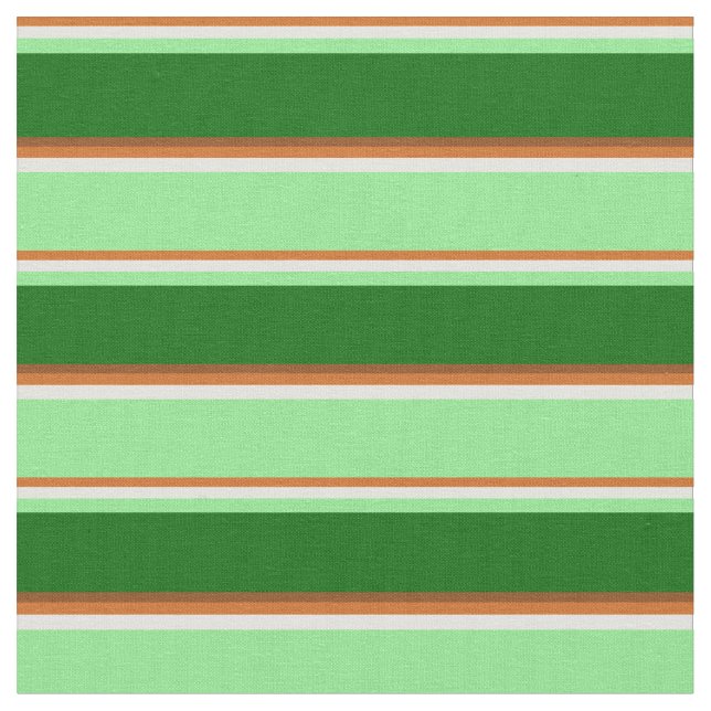 Tissu Chocolat, Jaune, Vert clair, Vert foncé & Brown (Fermer)
