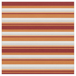 Tissu Chocolat, Maroon, Brown, Gris clair et crème à la