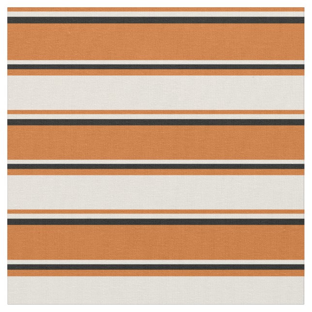 Tissu Chocolat, rayures beige et noire (Fermer)