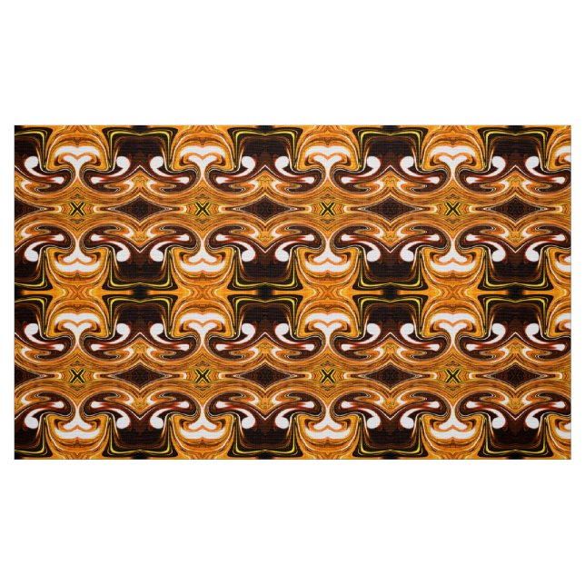 Tissu chocolat riche vintage (Fat Quarter)