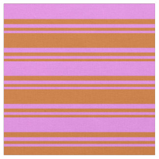 Tissu Chocolat & Violet coloré Motif à linge