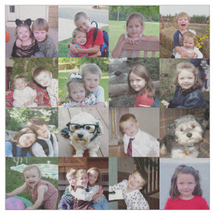 Tissu Choisissez vos photos du favori 16 pour faire un