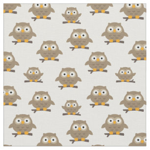 Tissu Chouettes
