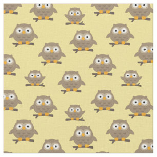 Tissu Chouettes