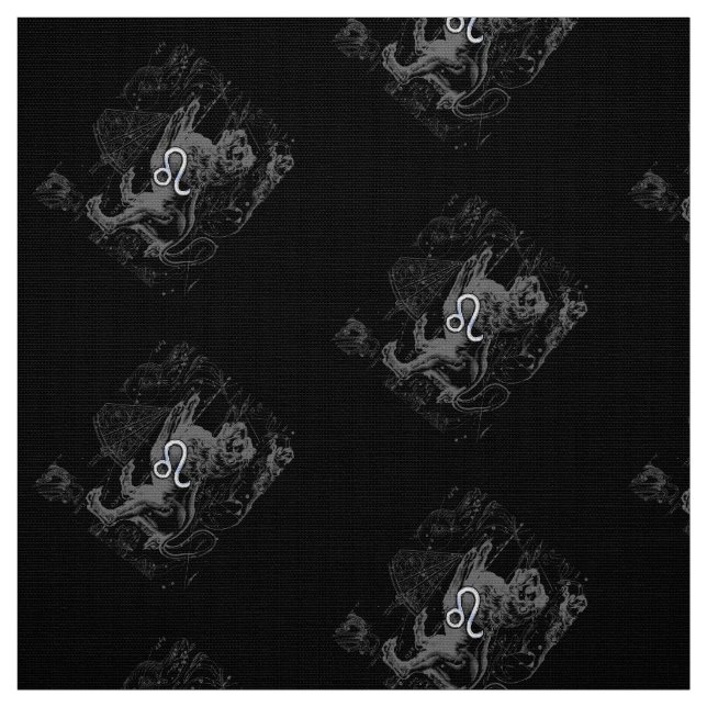 Tissu Chrome comme Leo Zodiac Connexion Hevelius (Échantillon)