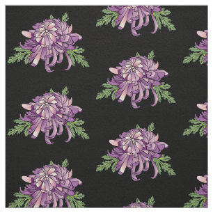 Tissu Chrysanthème