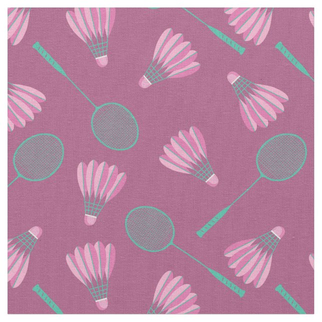 Tissu Chuttlecocs avec raquettes de badminton (Fermer)